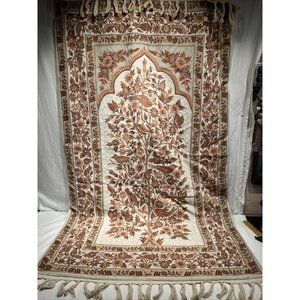 Birds  India Silk Thread Handmade Embroidery Tree Of Life Tapestry Wall‎ Hanging